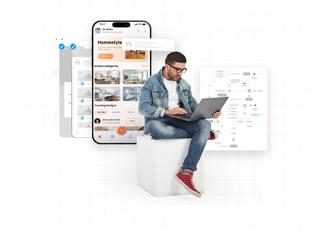 Web Development Illustration